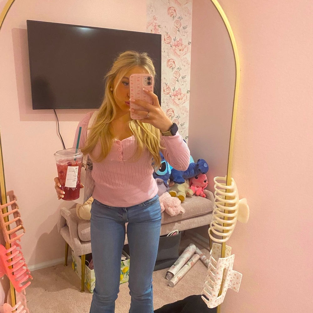 I am selling a cute pink long sleeve shirt